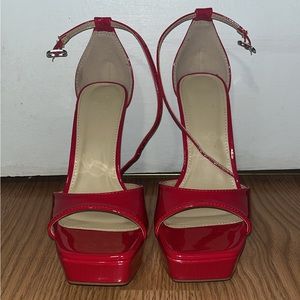 I am selling these red high heels size 7 from Charlotte Russe!